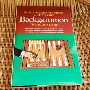 Vintage 60's Backgammon Book Prince Alexis Obolensky & Ted James
